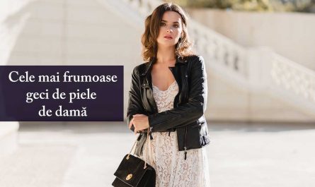 Cele mai bune geci de piele de damă